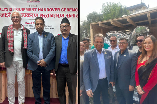 6 haemodialysis machines handed over to Chaupatta hospital in Parasi