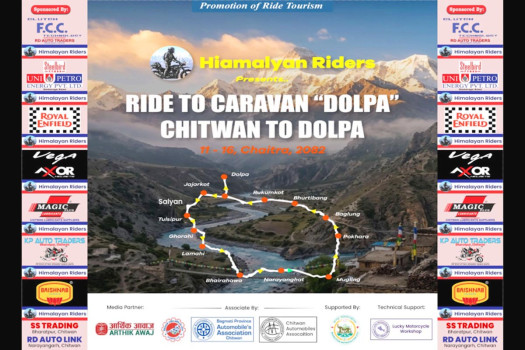 Himalayan Riders Chitwan to set out on 1,250-km motorcycle ride to Dolpa on March 25