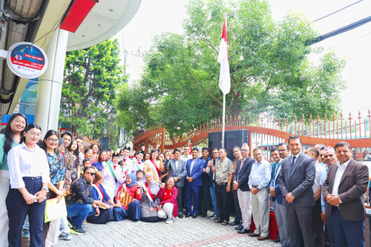 Flag-hoisting held to mark Indonesia's 81st Independence Day in Kathmandu