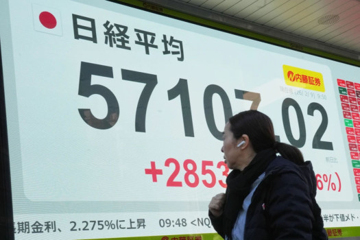 World shares rally and Japan's Nikkei 225 jumps after a big victory for PM Takaichi's ruling party