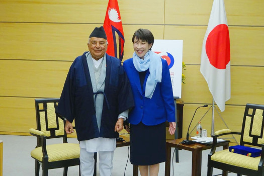 Japanese PM meets President Paudel in Tokyo, discusses development partnership, investment