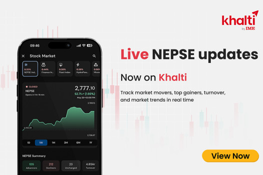 IME Khalti launches Khalti Stock Hub to bring NEPSE data into Khalti app