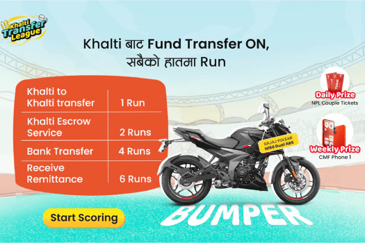 IME Khalti launches 'Khalti Transfer League' with daily, weekly and bumper prizes
