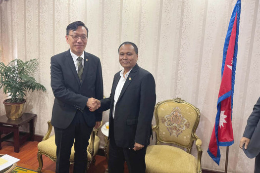 South Korean ambassador meets Minister Ghising, discusses hydropower, green hydrogen investment