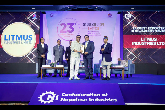 Litmus Industries receives CNI award as top exporter to India