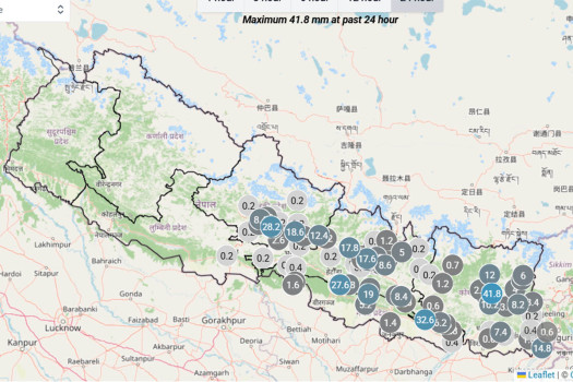 Moderate rainfall and snowfall expected in Koshi, Bagmati and Gandaki