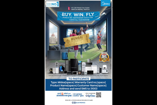 Midea offers Mumbai trip to watch Nepal in ICC T20 World Cup