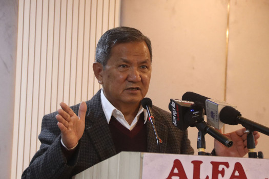 Minister Gurung urges local levels to channelise advertisements through official system