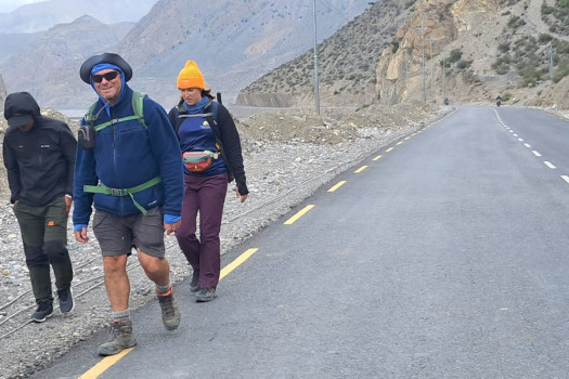 Mustang sees 50 pc rise in tourist arrivals in 2081 BS as road access improves