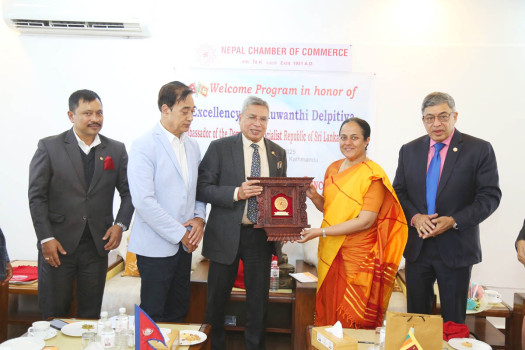 NCC delegation discusses trade and air services with Sri Lankan ambassador in Kathmandu