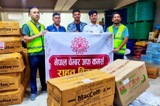 NCC dispatches relief supplies to affected families in Rasuwa