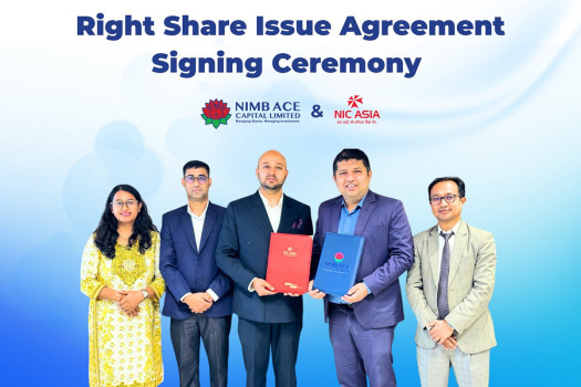 NIC ASIA Bank appoints NIMB ACE Capital as issue and sales manager for rights share issuance