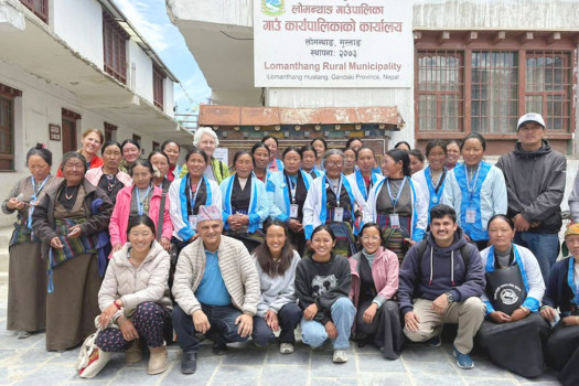 NIRI conducts senior citizen care training for health volunteers in Lomanthang, Upper Mustang