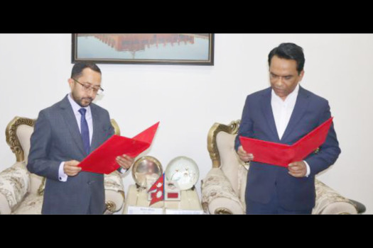 Newly appointed NRB Deputy Governor Pandit sworn in