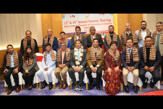 Sunil Bhakta Shrestha elected president of Nepal Vietnam Chamber of Commerce and Industry