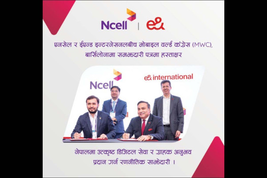Ncell, e& international sign MoU to deliver superior digital services and customer experiences