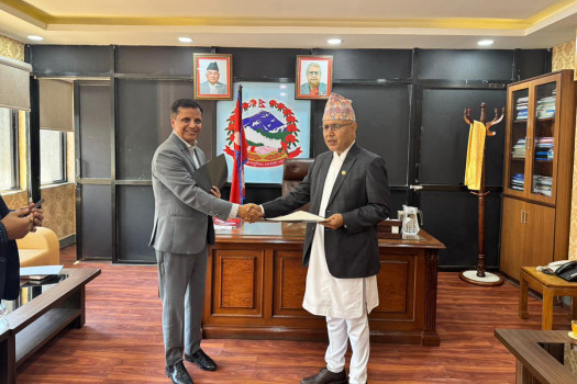 Newly appointed Nepal Insurance Authority Chair Sharma sworn in