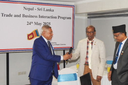 NCC President Agrawal urges Sri Lankan businesspeople to invest in Nepal