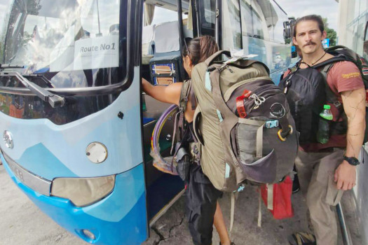 NTB-run shuttle bus airport transfers continue during curfew in Kathmandu Valley