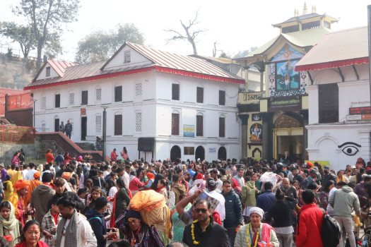 Arrangements made for easy obeisance at Pashupatinath temple on Mahashivaratri