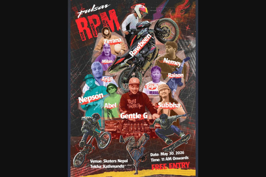 Hansraj Hulaschand & Co to host Pulsar RPM at Skaters Nepal on May 30