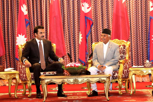 Qatar's Emir calls on President Paudel