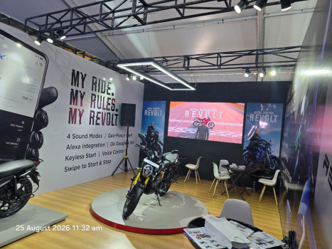 RVX electric motorcycle launched at NADA Auto Show  in Kathmandu
