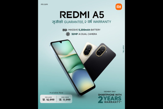 Xiaomi launches Redmi A5 in Nepal with high-performance features, 2-year warranty