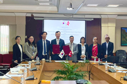 SKorea to provide Nepal $11.8m in grants for fruit and vegetable value chains, legal information services