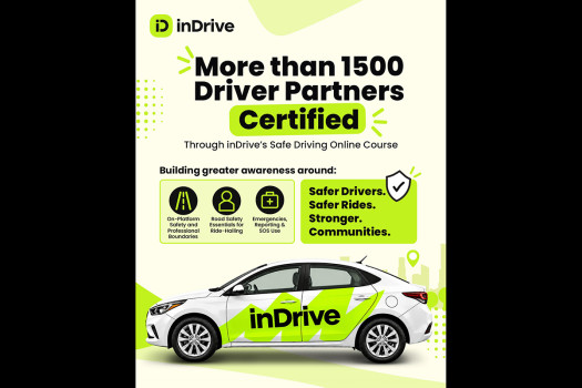 Over 1,500 inDrive drivers complete Safe Driving Online Course in Nepal