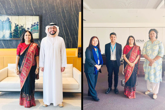 IRGDD President Ambassador Parajuli meets AGDA Deputy Director General in Abu Dhabi