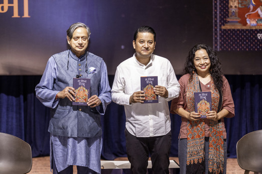 Shashi Tharoor launches Nepali edition of his book 'म किन हिन्दू' in Kathmandu