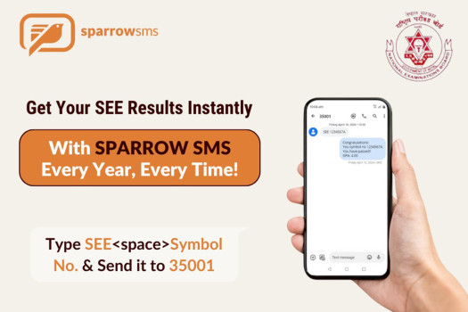 Sparrow SMS to deliver 2081/82 SEE results by SMS