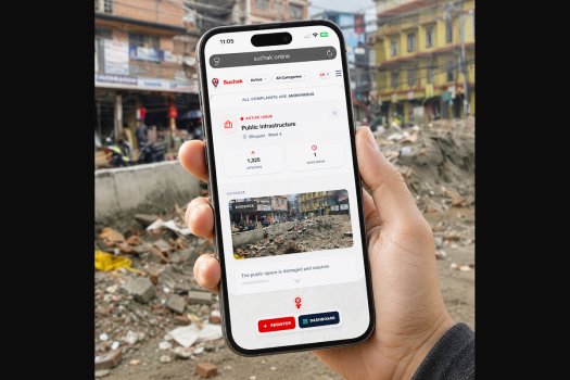 Suchak platform launched to let Nepali citizens report local infrastructure problems