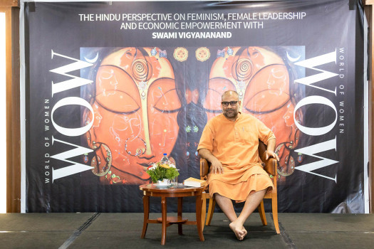 WOW Magazine hosts Swami Vigyananand on feminism and female leadership