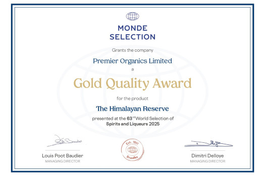 The Himalayan Reserve secures Monde Selection Gold Award 2025 for whisky excellence