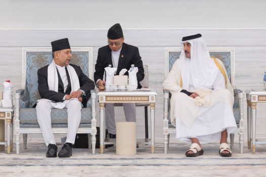 VP Yadav meets Qatar’s Emir to deliver condolence letter