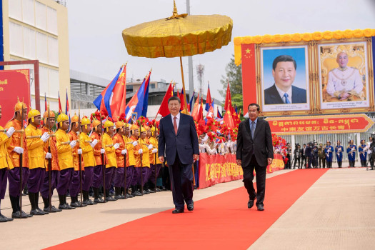 China’s leader concludes visit to Cambodia at the end of a 3-nation Southeast Asia tour