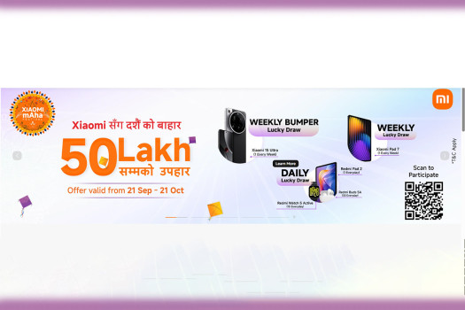 Xiaomi launches Grand Dashain Scheme offering prizes worth Rs 5 million