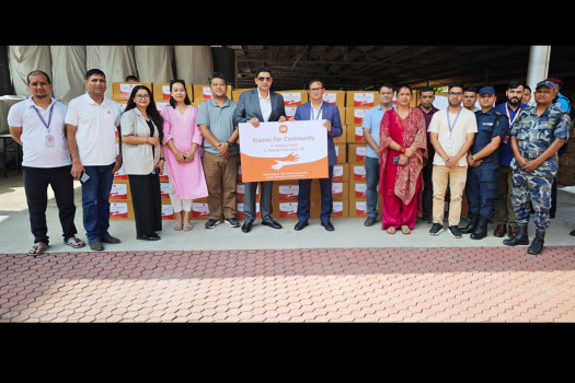 Xiaomi Nepal provides household relief sets to flood-affected families