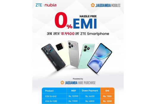 ZTE launches nubia A56, A36 in Nepal on 0% EMI plans