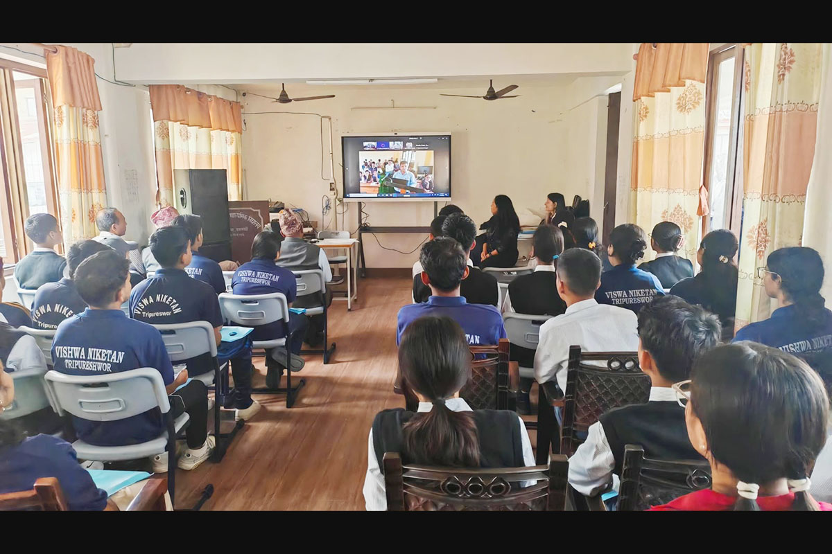 ADB, Huawei Nepal launch smart classroom with Vishwa Niketan school to expand digital learning
