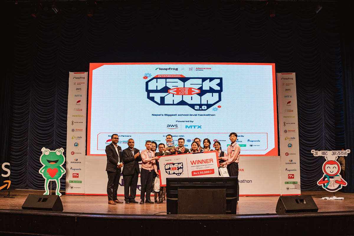 Adhyayan School concludes Hack-अ-Thon 2.0, bringing together students ...