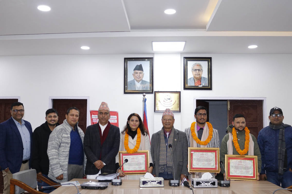 Five agricultural journalists honoured for promoting millet-based crops