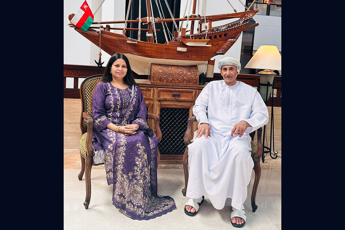 IRGDD President Dr Parajuli meets Diplomatic Academy of Oman director‑general