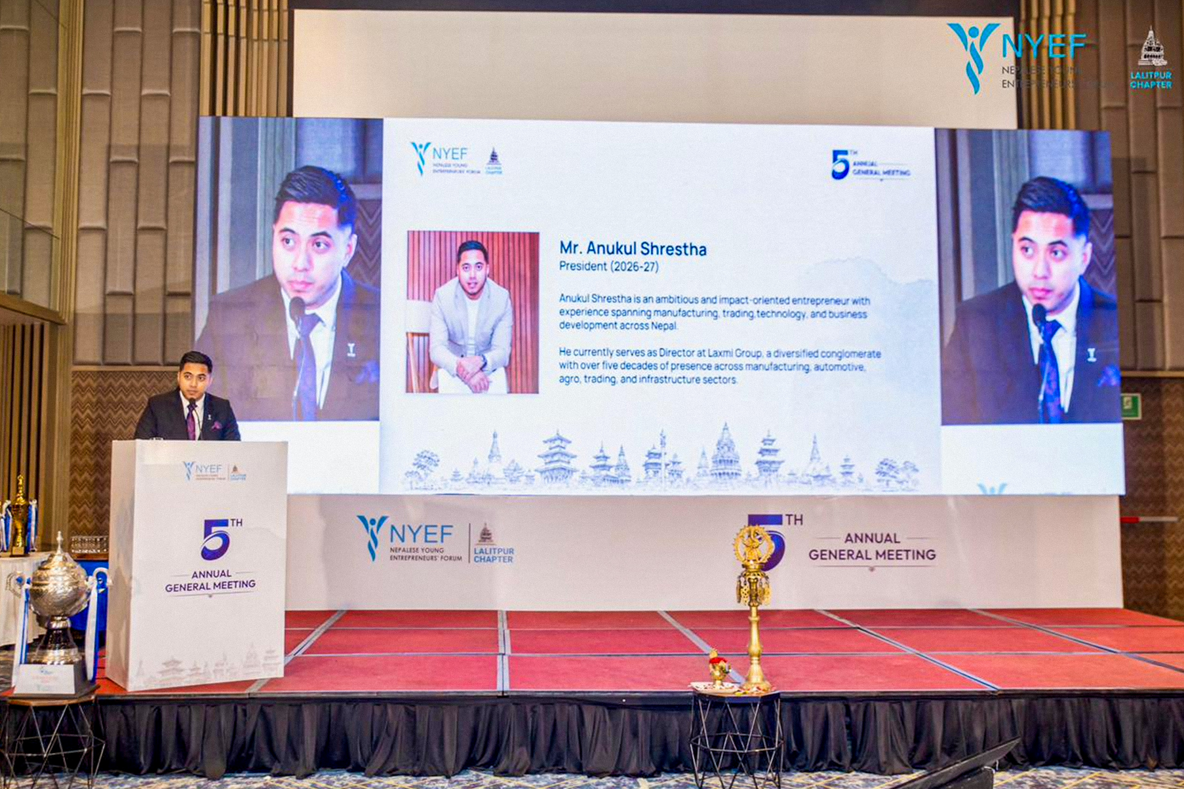 Anukul Shrestha Elected President as NYEF Lalitpur Announces New Executive Committee