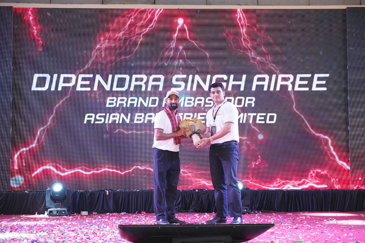 Asian Batteries appoints Dipendra Singh Airee as brand ambassador, launches Voltex series