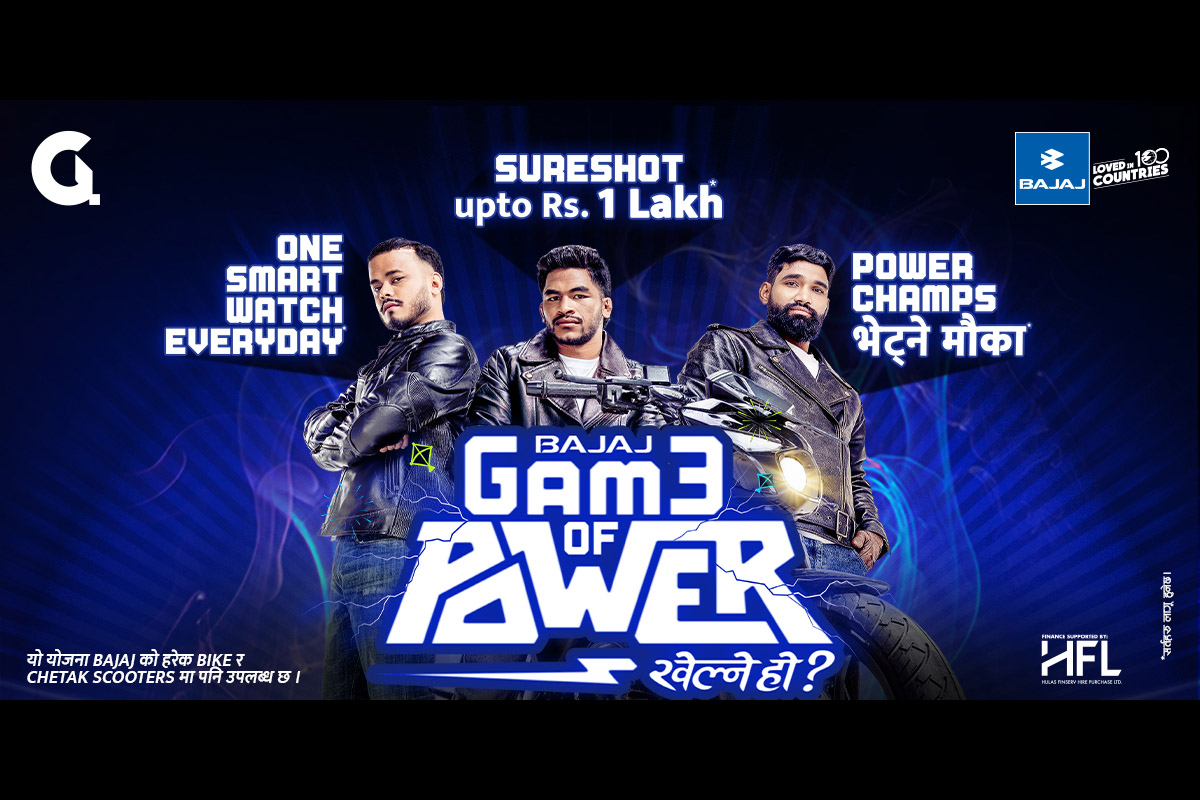Bajaj launches ‘Game of Power’ Dashain campaign with rewards, champion meet-and-greets