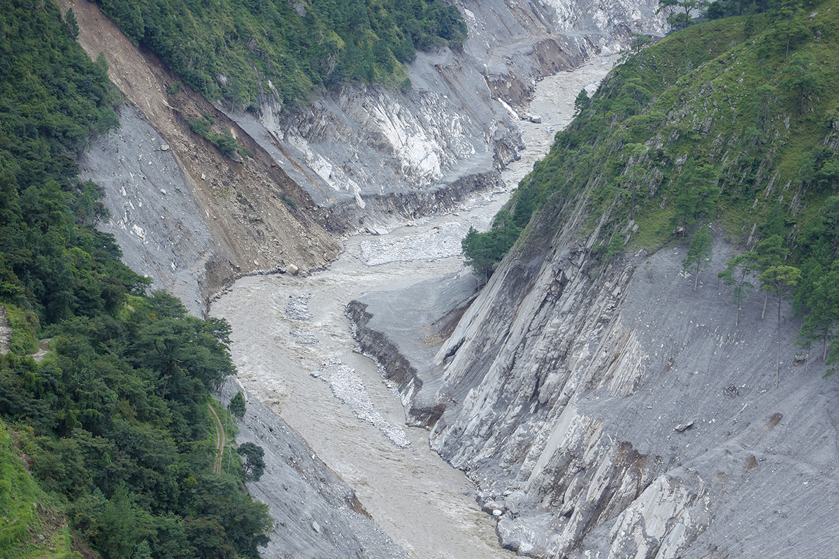 1,313 rescued after Bhotekoshi floods in Rasuwa; 3,071 still missing