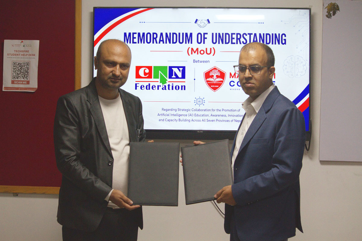 CAN Federation, Maharishi College sign MoU to roll out AI and technology skills education